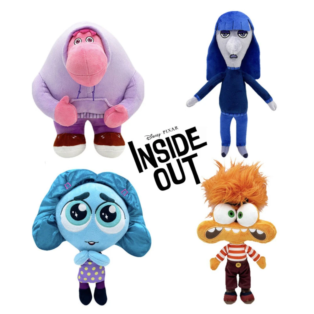 

2024 New Inside Out Plush Toy Kawaii Disney Cartoon Plushie Doll Soft Stuffed Anime Periphery Toys Children's Birthday Gifts