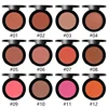 Custom 12colors Blush Powder Natural Matte Nourishing Facial Cheek Contour Peach Blush Palette Bulk Makeup Private Label 2