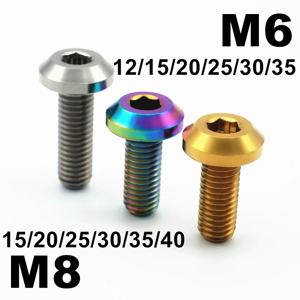 Vite Bullone Rotore Disco In Titanio Gr5 M6x20/m8x Per Freno - Foto 4