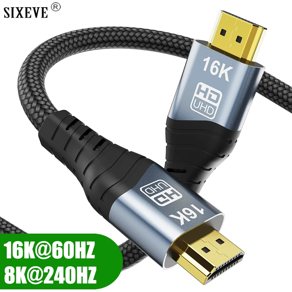 Ultra-High-Definition HDMI Certified Cable with eARC and HDR Support - Multiple Lengths Available