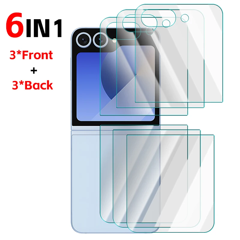 Premium 9H Hardness Tempered Glass Screen Protector - Front & Back Anti-Scratch Film