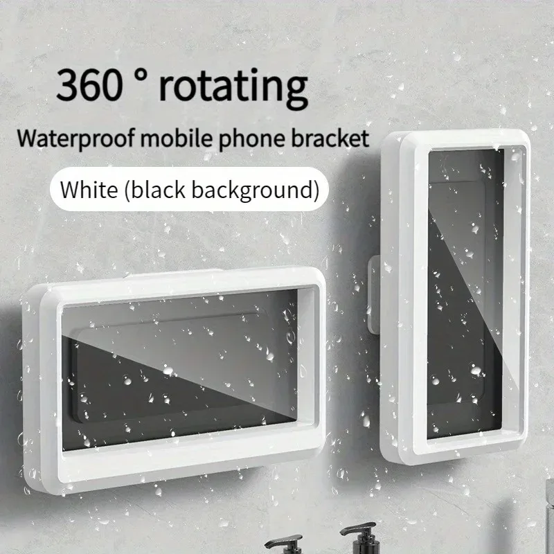 360 Rotation Waterproof and Anti-fog Mobile Phone Case for Bathroom Shower Phone Holder Waterproof Can Be Touched Shower Phone