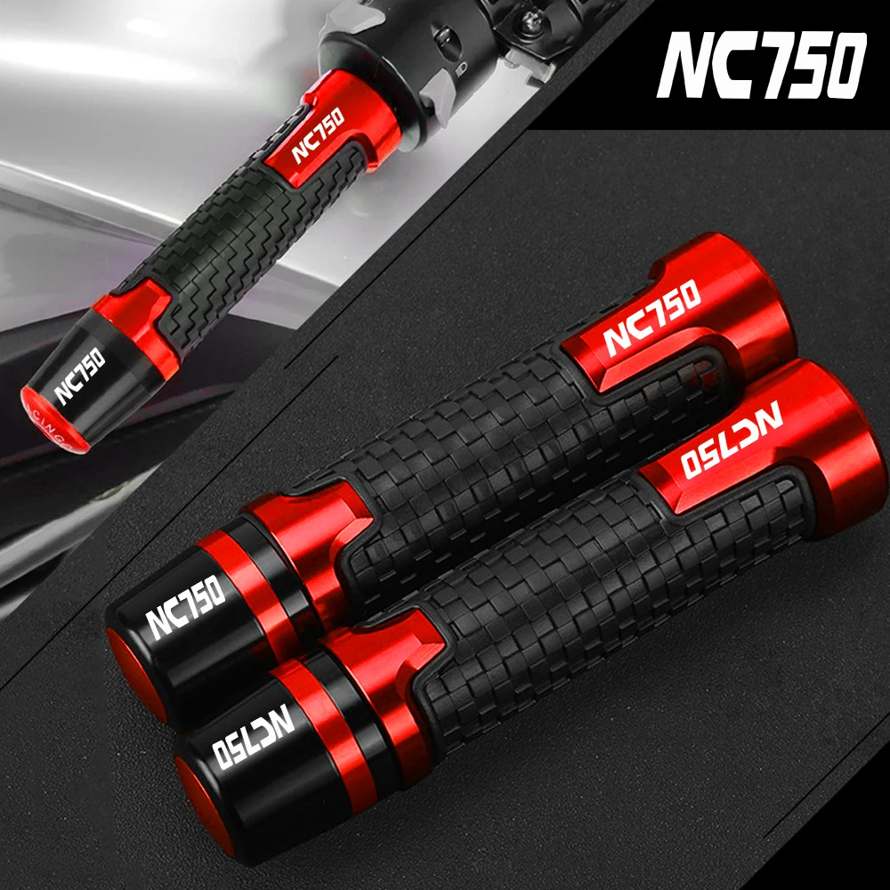 

For Honda NC750 X S NC750X NC750S NC 750 S/X 2014- 2024 2023 2022 Motorcycle Handlebar Grips Handle grip Ends Plug Slider Caps