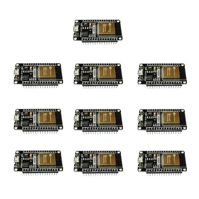 

10 шт., беспроводная плата для разработки, двухъядерный модуль, совместимый с Wifi, Bluetooth, модуль фильтров CP2102, 2,4 ГГц, RF