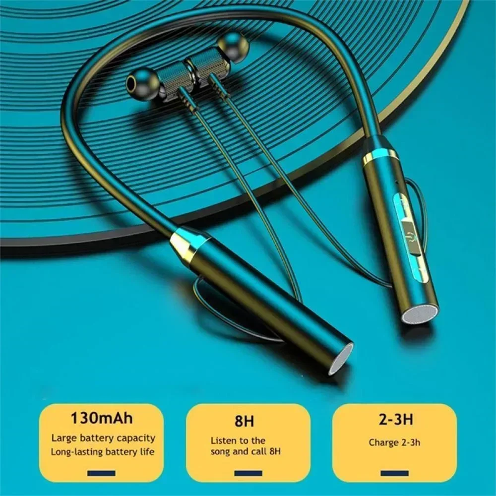 K58 Wireless Headphones Bluetooth Neckband Magnetic Earphones Sport Running Earbuds Waterproof Bluetooth 5.0 Headset With Mic 4