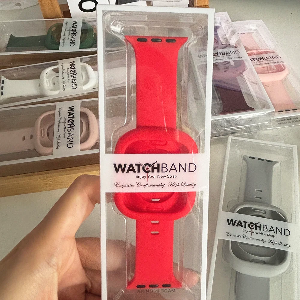 Premium Silicone Strap with Soft Protective Case