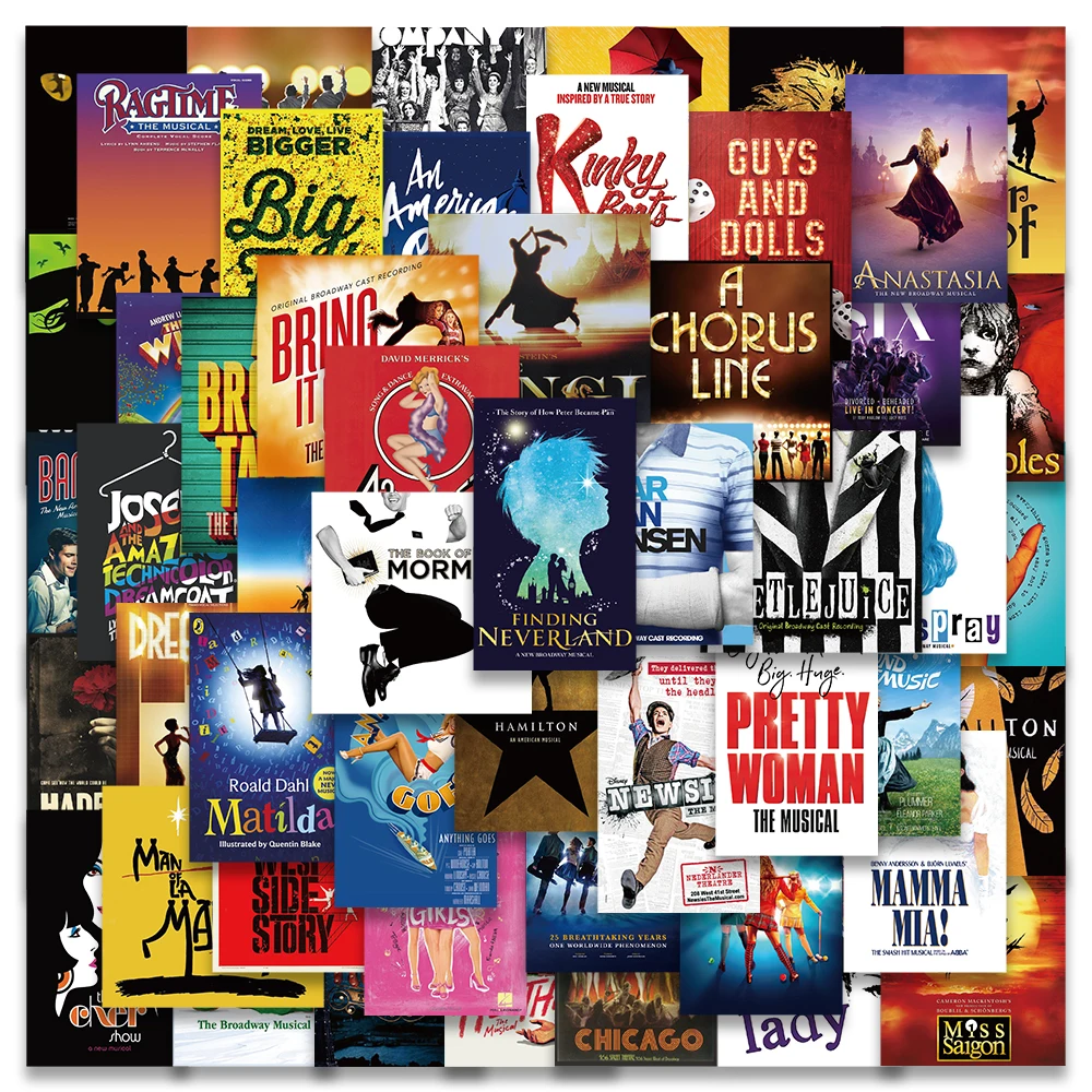 

10/52Pcs Hot Singer Music Album Poster Stickers For Luggage Guitar Skateboard Motorcycle Helmet Cars Graffiti Stickers Decals