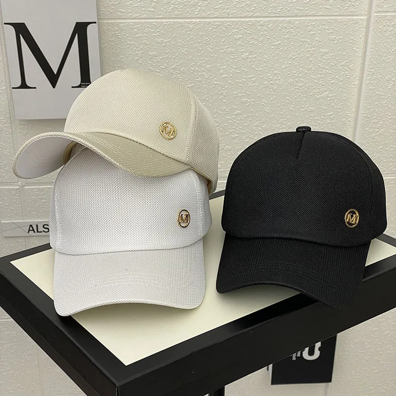 Cappello da donna 2023 Nuovo berretto da baseball di marca di moda più venduto Cappelli da sole in rete traspirante selvaggia per il tempo libero all'aperto_voghion.com