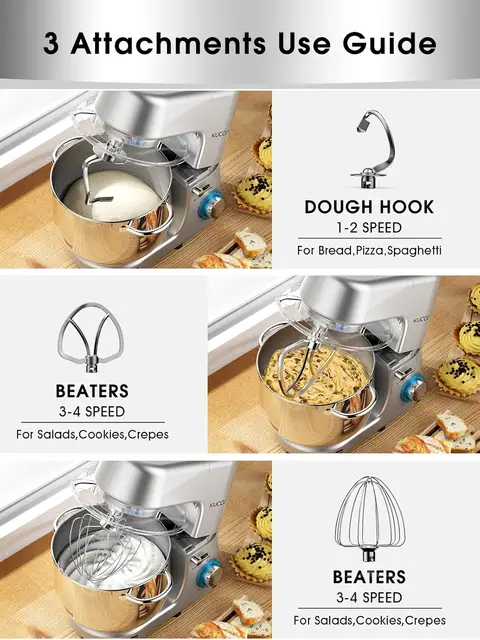 9.5 QT Stand Mixer 3
