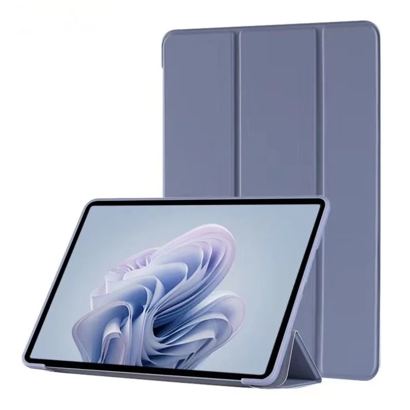 Elegant PU Leather Stand Cover for 11.5-inch Tablets - Soft Silicone Back