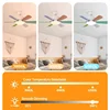 ventilador luz led de techo e27 socket fan light AC hogar home cooling cold cocina celling living room ampoule ventilateur fan 5