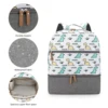 Breast Pump Bag Cooler Compartment for Breast Pump - Middle Size Cooler Bag Double Layer Pumping Bag for Working Outdoor Mom 4