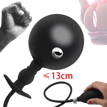Inflatable Dildo Pump Anal Butt Plug Big Penis with Suction Cup Sex Toys for Women Vaginal Stimulation Huge Dick Masturbation 1