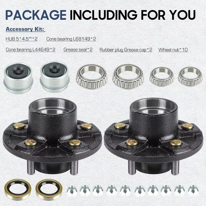 Kit Rolamentos Roda Reboque - L44649/L44610 + Vedação 12192TB - XiKe Original