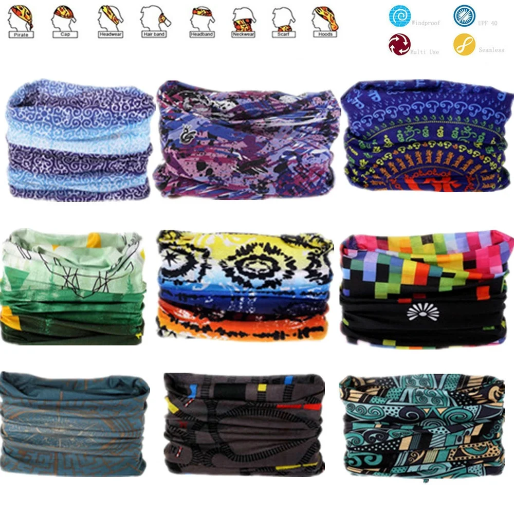 

Bicycle bandanas hair band seamless bandanas scarf kerchief washouts Riding mask bicycle scarf for men Bike Magic Sport Headband