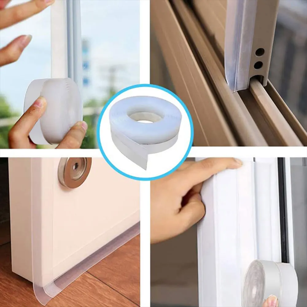 5m Self-Adhesive Soundproof & Windproof Door and Window Seal Tape