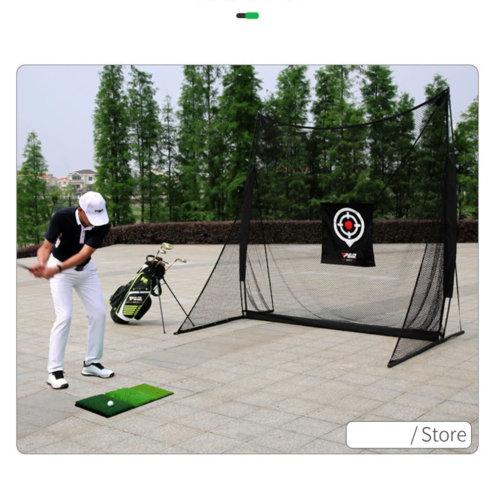 

PGM Golf Turf Practice Mat for Driving Hitting Chipping Artificial Grass Backyard Indoor Outdoor Rubber Tee Holder DJD010