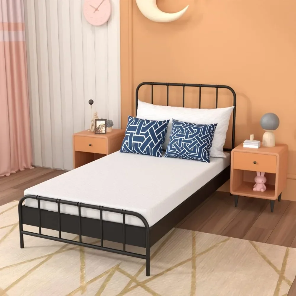 Gel Memory Foam Mattress Fiberglass Free/CertiPUR-US Certified/Bed-in-a-Box/Cool Sleep & Comfy Support