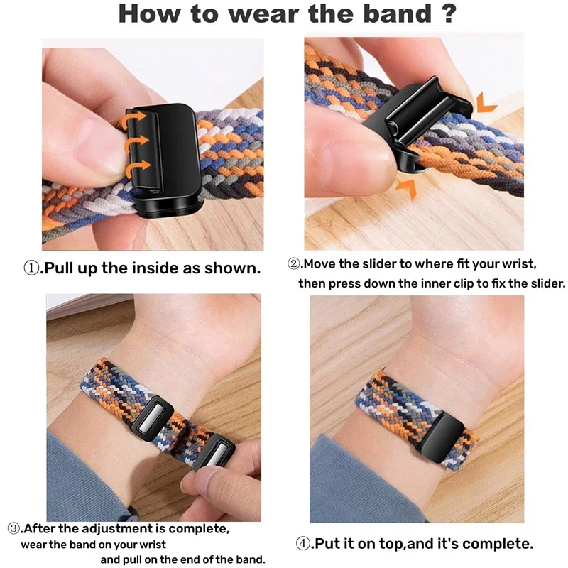 Magnetic Braided Nylon Band