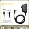 Original EARMOR M51 PTT Adapter Airsoft Tactical Headset Kenwood,ICOM (Optional)Plug for Baofeng Tactical Headset Accessory 1