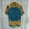 2024 Royal Luxury Men Shirt Sets Vintage Pattern 2 Piece Suit Shorts Oufits Summer Short Sleeve Printed Shirts Ropa De Hombres 4