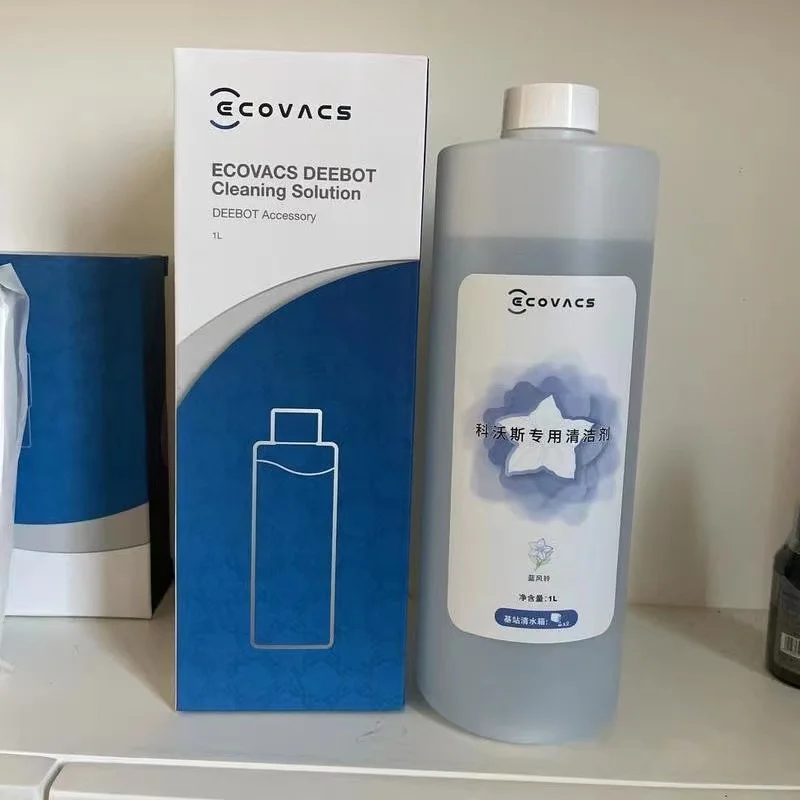 1L-110Ml Liquido Detergente Originale Per Ecovacs Deebot X1 Omni Blue Campanula Detergente Detergente Detergente Soluzione Detergente Serbatoio Acqua