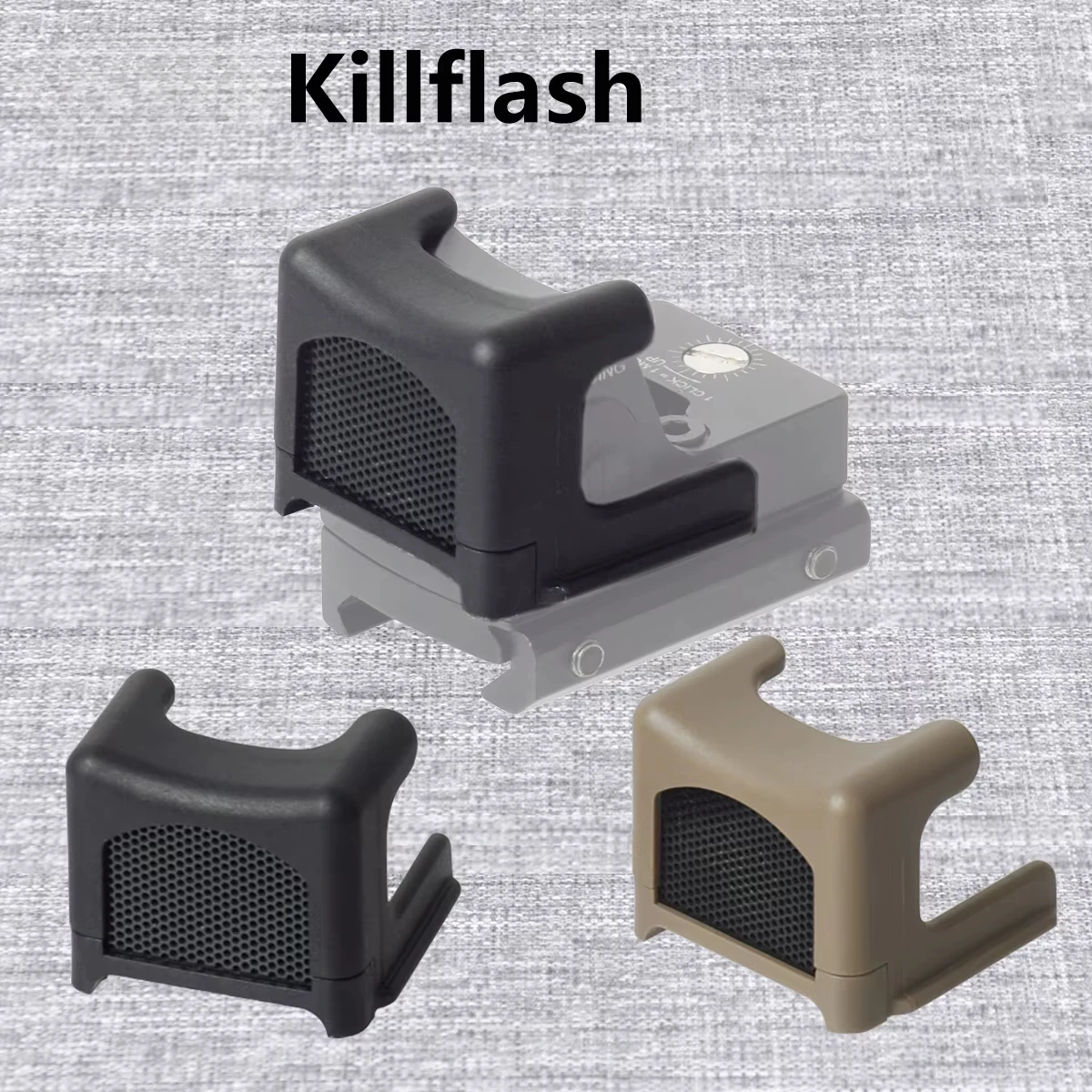 Anti-Reflection Device Killflash Protective Lens Honeycomb Metal Mesh Protector Cover Scope Cap FOR RM Red Dot Sight