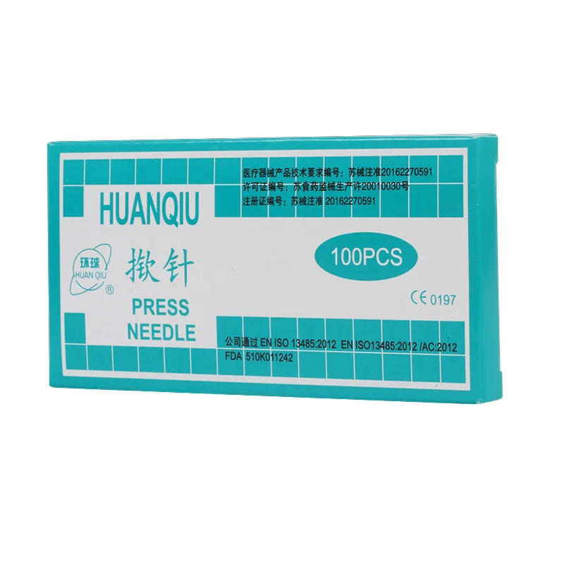 Sterile Ear Press Needle Auricular Acupuncture needle Beauty Health Intradermal needle 10 boxes 100pcs / 0.25*1.3mm disposable acupuncture needle