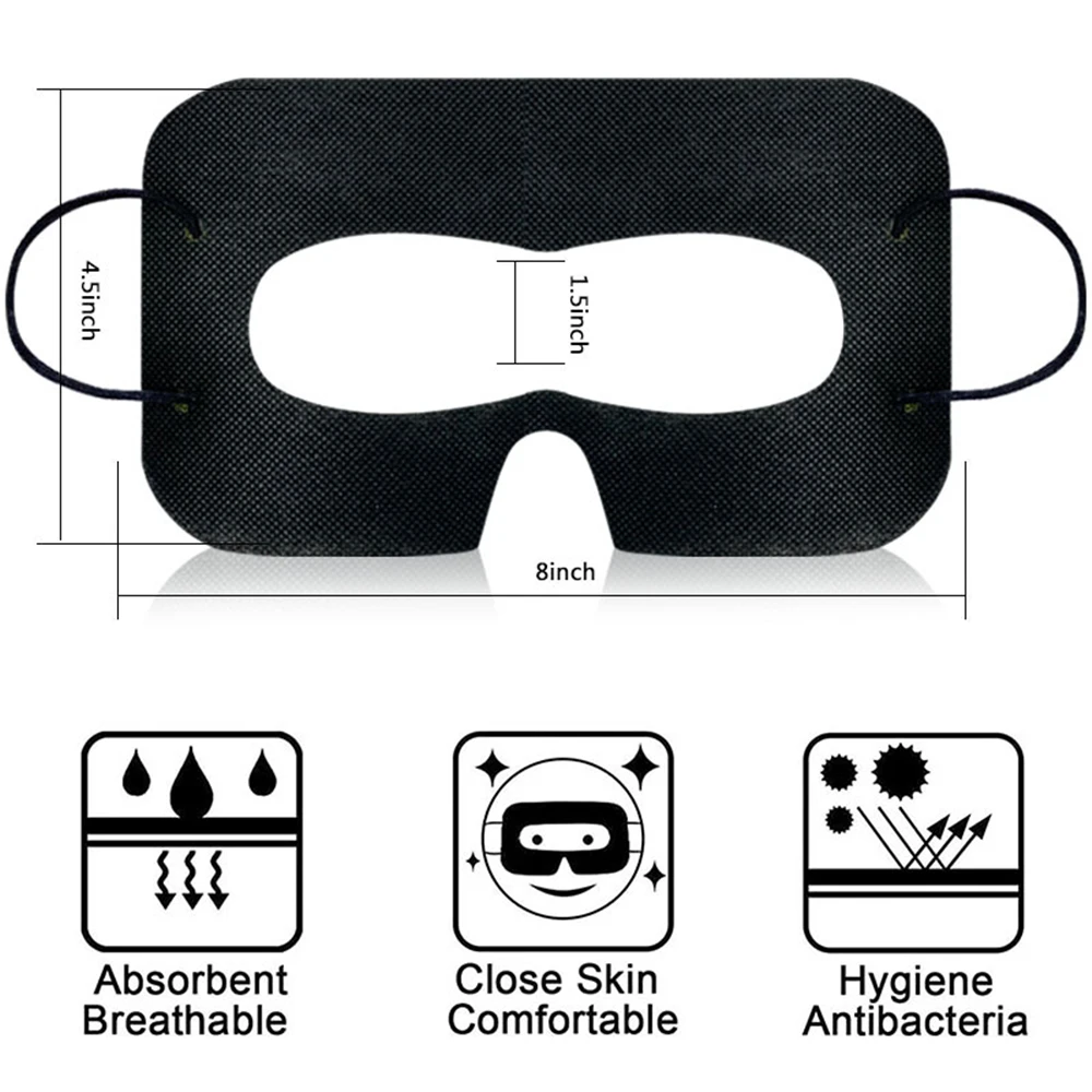 For PS VR2 VR Eye Mask Cover Hygiene Disposable Eye Mask Sweat Breathable Face Protection For Oculus Quest 2 Pico 4 PS VR2 HTC