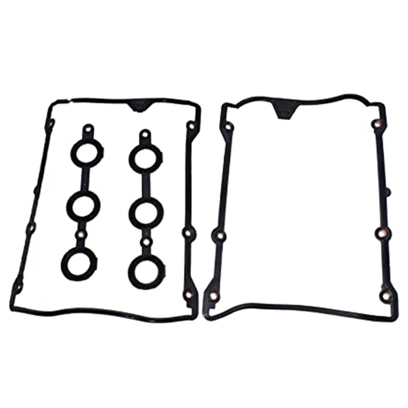 Valve Cover Gasket Set 2 Sets 078198025 058198217 for 1998-2005 AUDI A4 A6 C5 VW PASSAT 2.7T 2.8L V6 DOHC