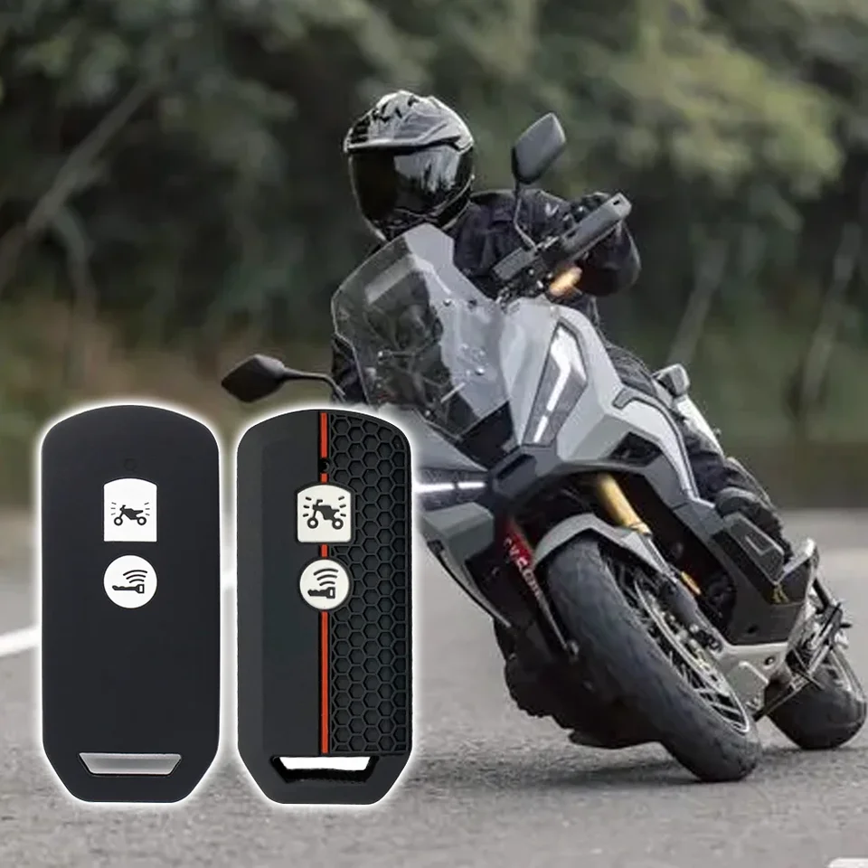 PTATT Copertura della Cassa Chiave dell'automobile del Silicone per Honda Sh 125 Forza 350 250 750 ADV 150 X-ADV SH150i SH300 150 PCX 125 FOB Accessori Portachiavi