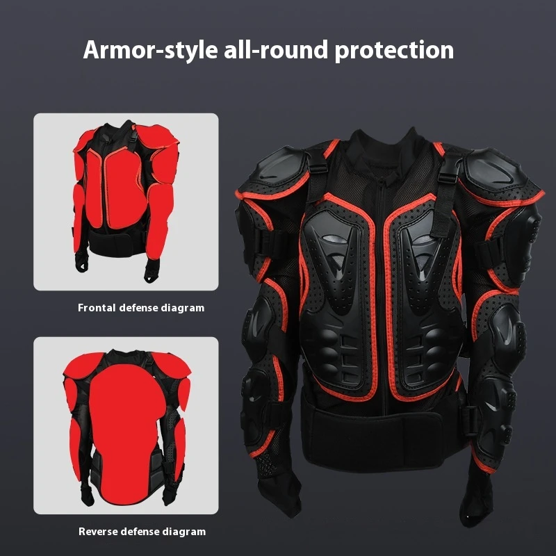Scrambling Motorcycle Armor Protective Clothing Riding Racing Anti-Fall Clothing Anti-Fall Pants Suit Chest Protector Armor