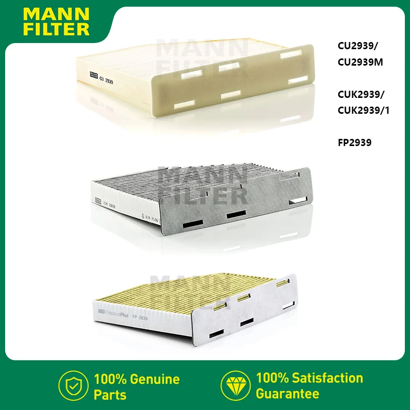 MANNFILTER-CU2939M-CUK2939-FP2939-Cabin-Filter-Fit-Volkswagen-Passat ...