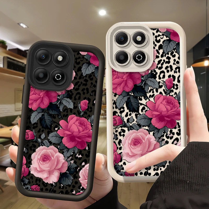 Floral Silicone Shockproof Case - Durable Protection with Stylish Design