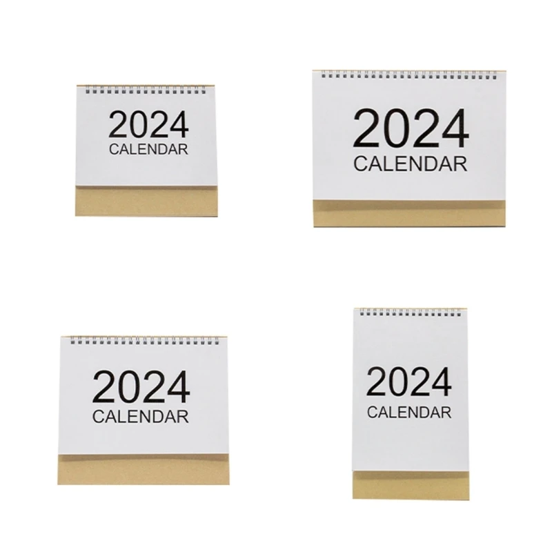

OFBK Large Monthly 2024 Mini Desktop Calendar Thick Paper and Ruled Blocks Calendars