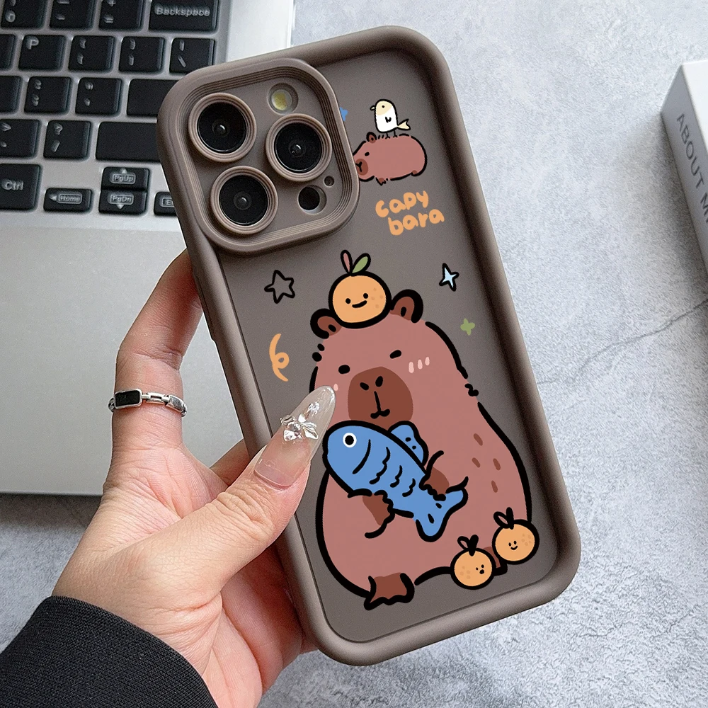 Adorable Capybara Soft Phone Case