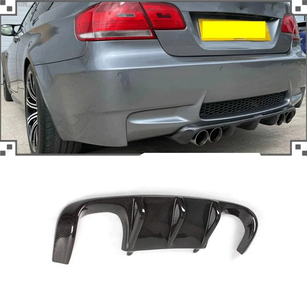 

Real M3 Carbon Fiber Rear Diffuser Lip for BMW E92 2007-2013 Car Diffuser Spoiler Accessories