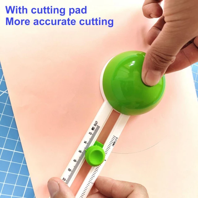 1 Set Circle Cutter Easy to Use Durable Round Cutter Adjustable Diameter Circular  Cutting Tool for Paper Crafts - AliExpress