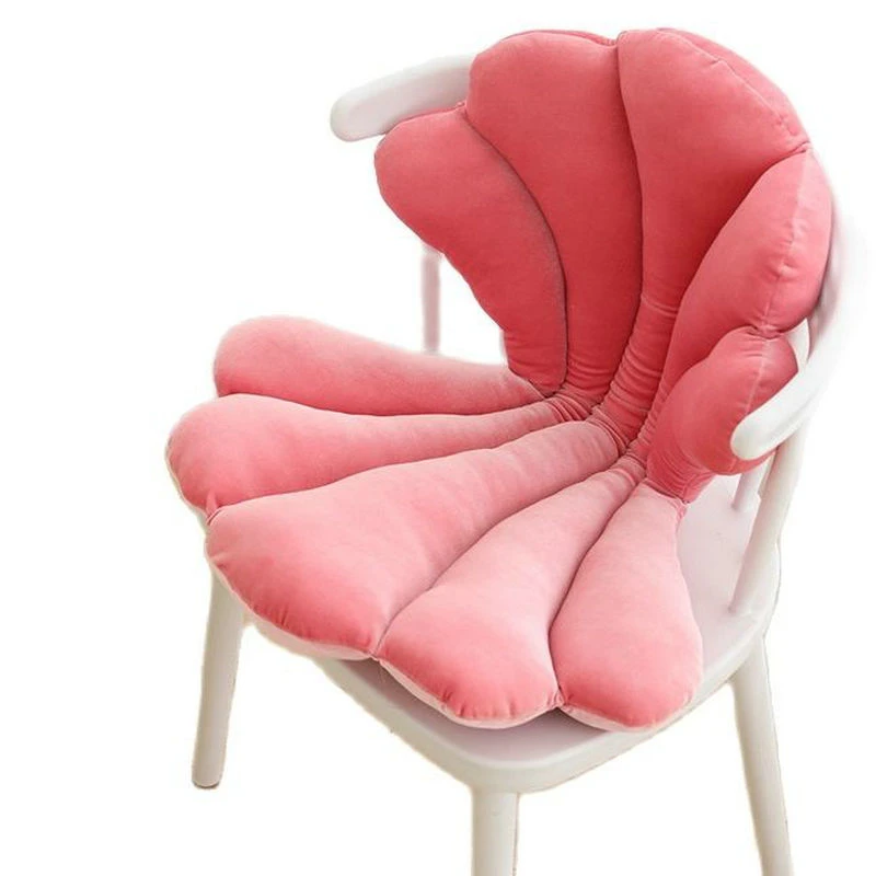 Velvet Chair Decor Cushion Velvet Seat Pillow Plush Chair Stuffed