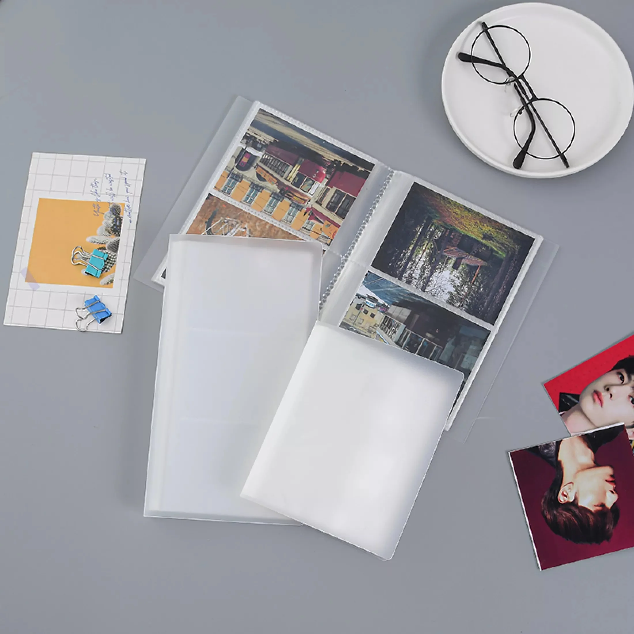 80/160 Pockets Transparen Photo Film Album Storage Book For Fujifilm Instax Wide 300 210 Film 5 Inch Photos photo film album
