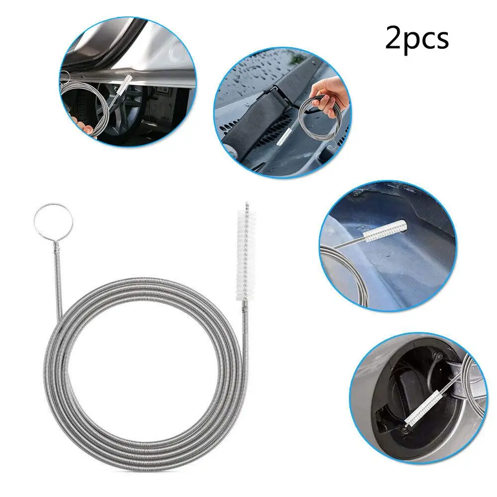 

Car Sunroof Dredge Sunroof Cleaning Brush Vent Trap Brush Dryer Lint Refrigerator Drain Pipe Brush Flexible Car Drain