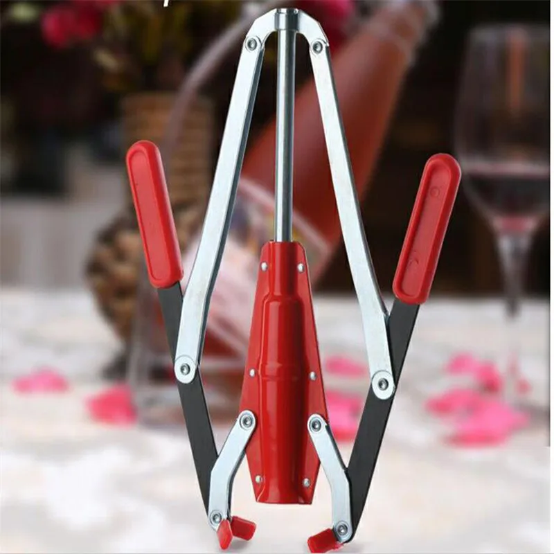 Metal Double Lever Hand Corker Manual Wine Bottle Corker For Home Brewing Wine Making wine making tool