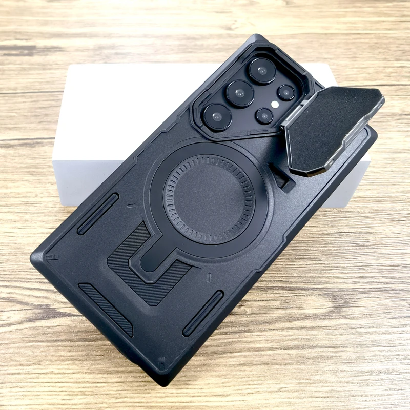 Shockproof Armor Case with MagSafe Charging Compatibility