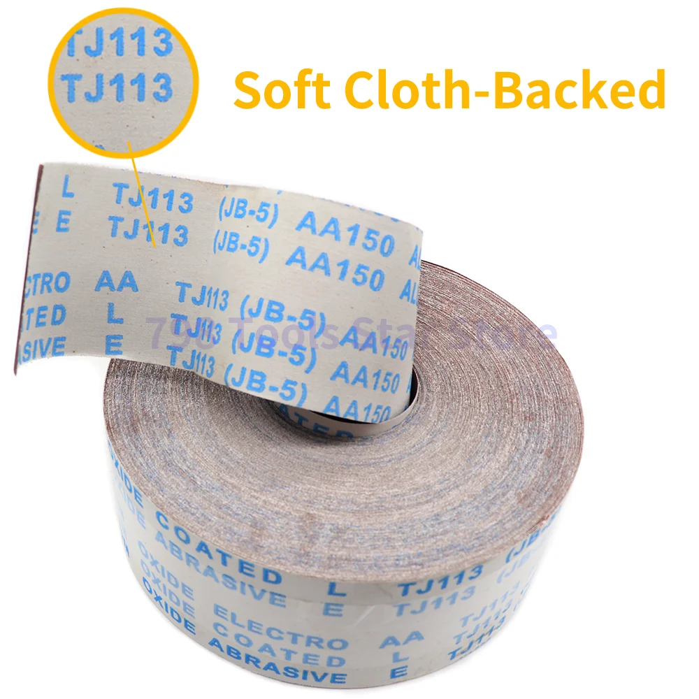 Sanding Paper 1M 100mm Width Emery Cloth Roll 60-800 Grit Sandpaper Roll Aluminum Oxide 4 Inch Width Abrasive Sandpaper Rolls For Wood Metal
