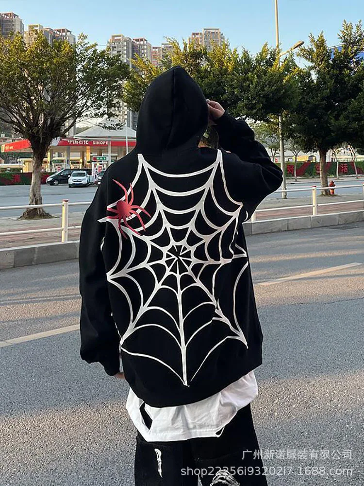 Spiderman Hoodie Zips Over Face