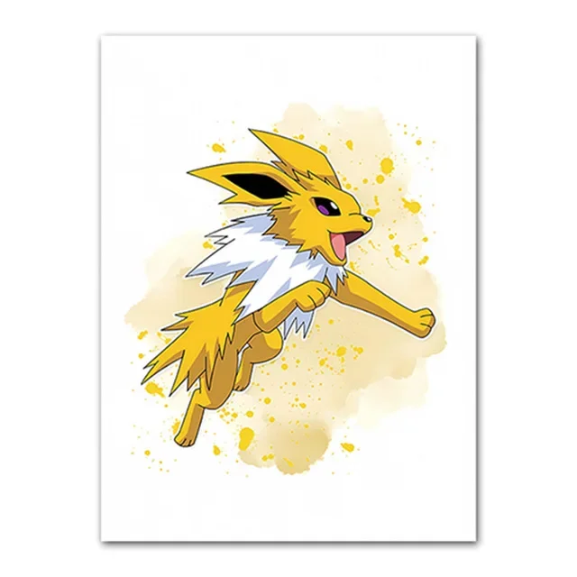 thumbnail image 1 of Figuras de anime de Pokémon Japón Valorant Pikachu Charizard periféricos lienzo decoración de pared impresión carteles de anime pintura regalo para el hogar, 1 of 5