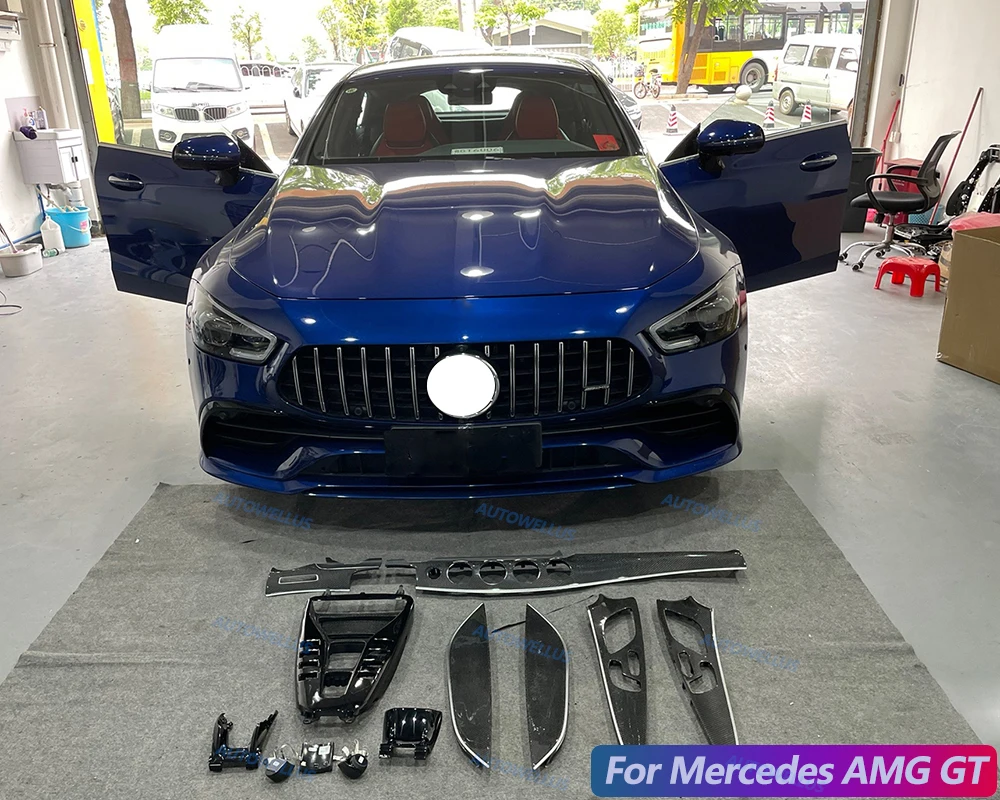 

Retrofit Carbon Fiber Panel Trim For Mercedes AMG GT GT50 GT53 GT63 Series Interior Accessories Replacement Cover