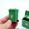 Plastic Dollhouse Miniature Trash Can Trendy Home Decor Toy Model Dollhouse Garbage Cans Doll House Decor Children 5