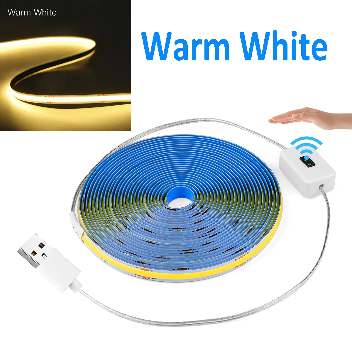 LED Vanity Makeup Light Strip with Adhesive Tape for Bathroom and Dressing Table Decor