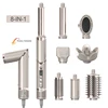 Folding Hair Dryer Negative Ion Home Hot Air Comb Set Wind Salon Hair Styler Tool Professional Hair Dryer EU Plug 2